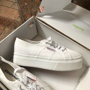 Superga flatform sneakers